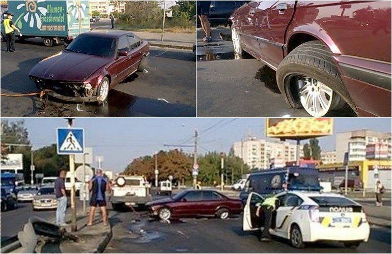 ДТП в Житомире: пьяный мужчина за рулем BMW влетел в отбойник