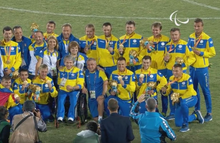Паралимпийская сборная Украины по футболу стала лучшей в мире, выиграв 