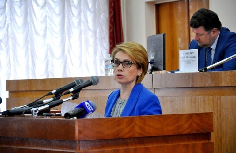 Министр образования и науки Лилия Гриневич с рабочим визитом посетила Житомир. ФОТО
