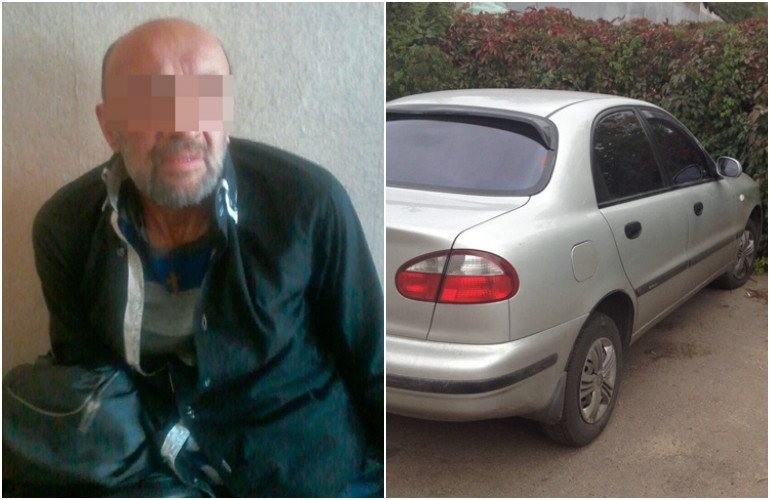 В Житомире 60-летний бомж угнал у таксиста автомобиль, покатался и оставил на стоянке