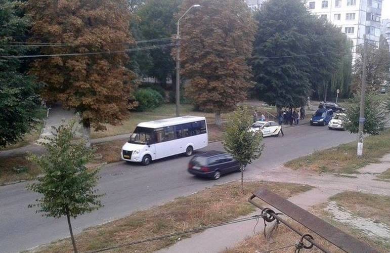 Утром в Житомире произошло два ДТП с маршрутками. ФОТО