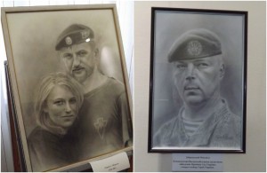 На выставке в Житомире представили портреты воинов, активистов и волонтеров. ФОТО