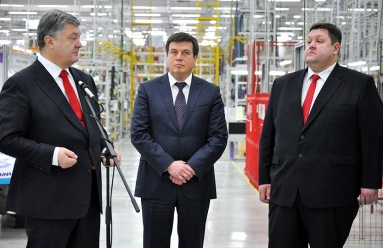 Президент, вице-премьер и новый губернатор посетили предприятие на окраине Житомира. ФОТО