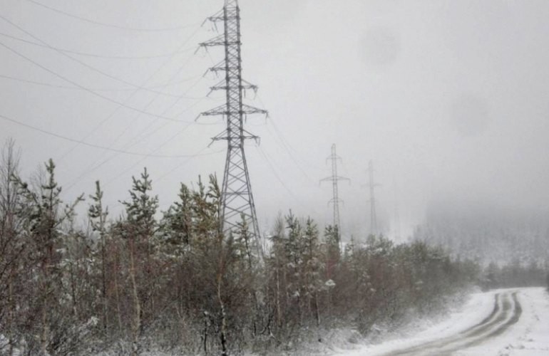 Обильный снегопад оставил без света 22 населенных пунктов в Житомирской области