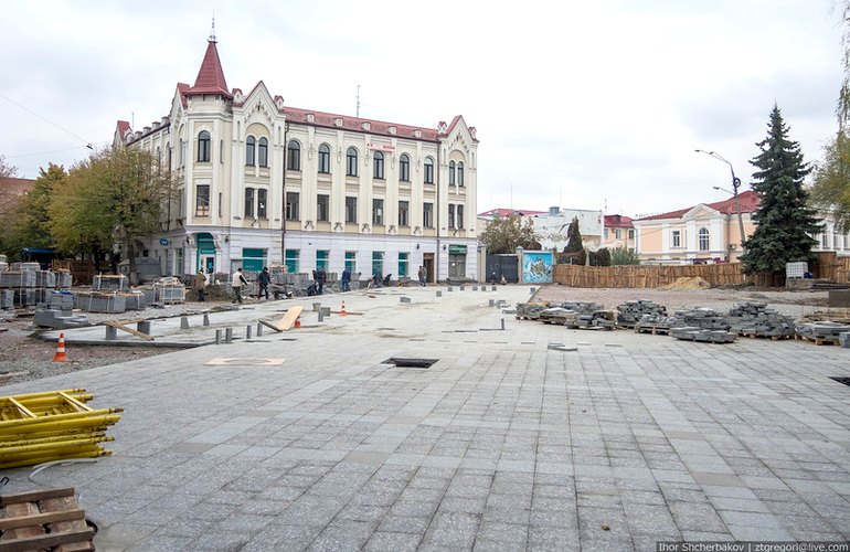 Завтра в Житомире на улице Михайловской откроют новую площадь. ФОТО
