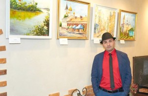 Армянский художник переехал в Житомир и пишет здесь прекрасные картины о городе. ФОТО