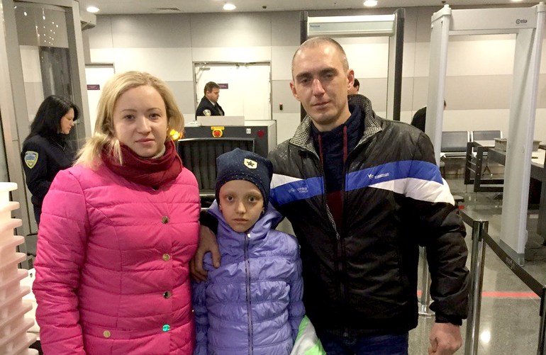 11-річна Валерія Кокіш вилетіла на лікування до Ізраїлю