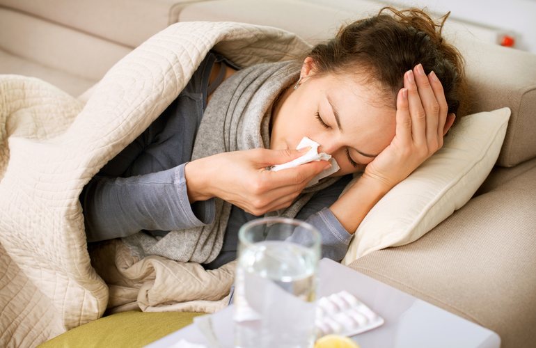В Житомире снижается уровень заболеваемости гриппом и ОРВИ