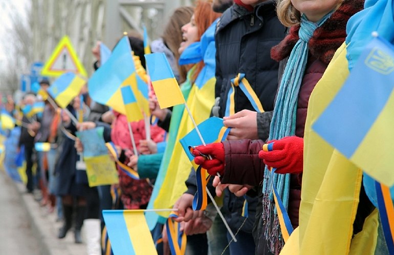 День Соборности: в Житомире построят «живую цепь» от Михайловского собора до площади Королёва