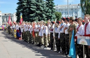 Более 220 детей приехали в Житомир сыграть в военно-патриотическую игру «Джура». ФОТО