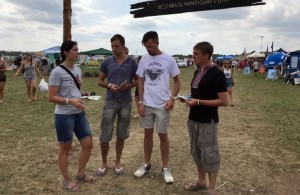 Житомиряни на «Бандерштаті» познайомили гостей фестивалю із поліськими героями
