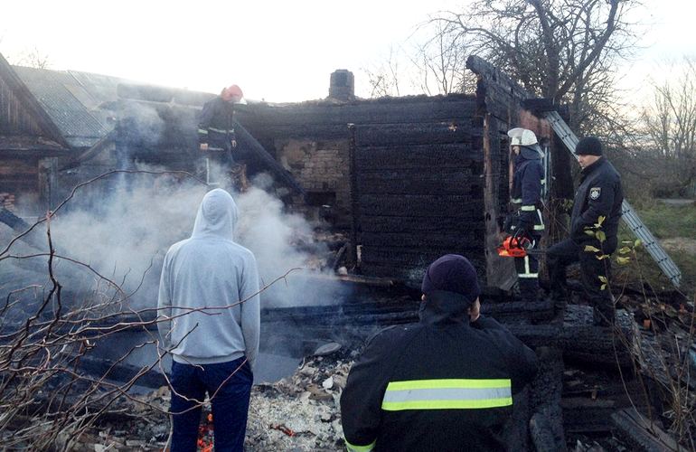 Пожар в селе на Житомирщине унес жизнь 57-летнего мужчины