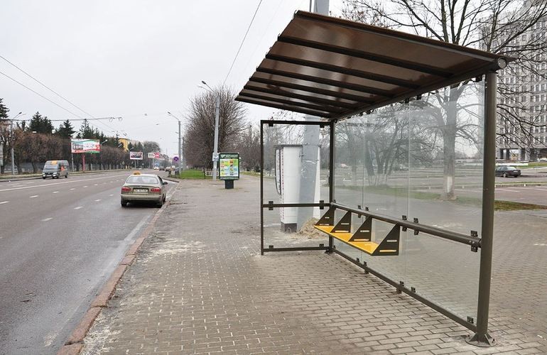 В Житомире на остановке возле автовокзала рекламное агентство установит новый павильон