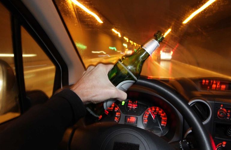 В Житомирской области сократилось количество ДТП с пьяными водителями