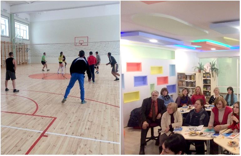 В одной из школ Житомира отремонтировали спортзал и открыли медиатеку. ФОТО