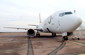 В аэропорту «Житомир» приземлился новый самолет – Boeing 737. ФОТО