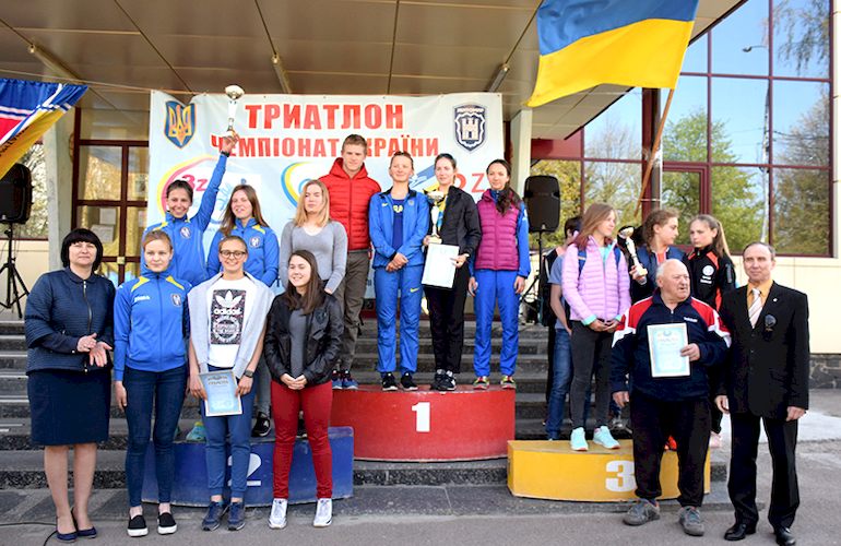Житомирщина заняла третье место на чемпионате Украины по триатлону среди спортивных школ