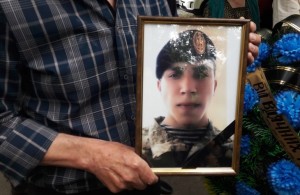 В Житомире прощались с 20-летним морским пехотинцем Дмитрием Рудем. ФОТО