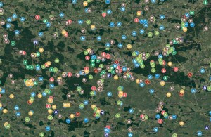 Вело-активисты создали туристическую карту с достопримечательностями Житомирской области