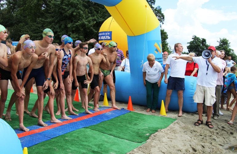 В Житомире проходит турнир по плаванию на открытой воде «Teteriv Open 2018». ФОТОРЕПОРТАЖ