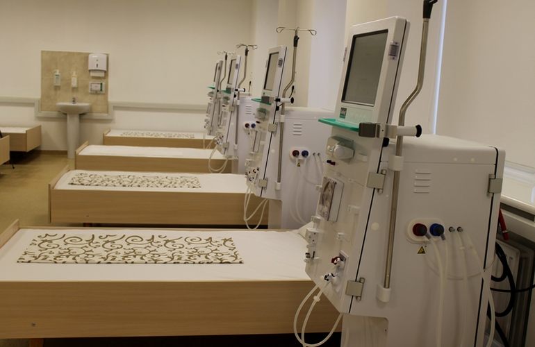 В новом отделении гемодиализа в Житомире начали оказывать медуслуги пациентам