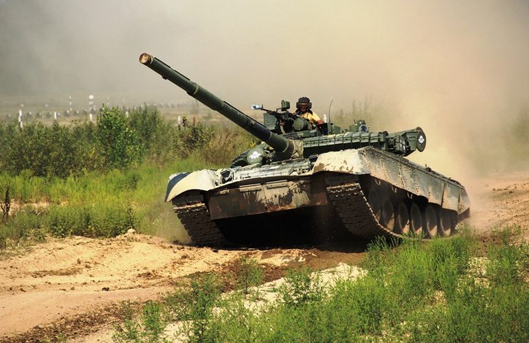 Под Житомиром завершились соревнования между танковыми взводами ДШВ. ФОТО