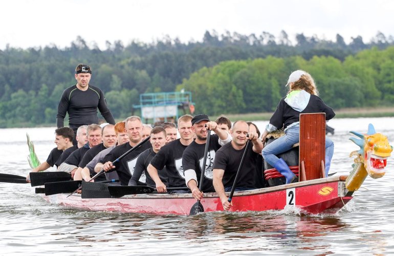 На День Житомира в парке Гагарина пройдут соревнования на лодках «Дракон»