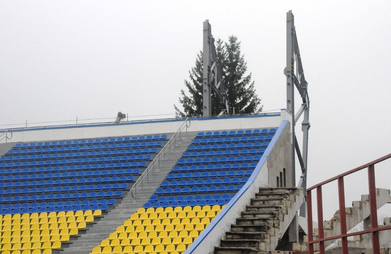 Вместимость житомирского стадиона «Полесье» увеличат до 6500 мест. ФОТО