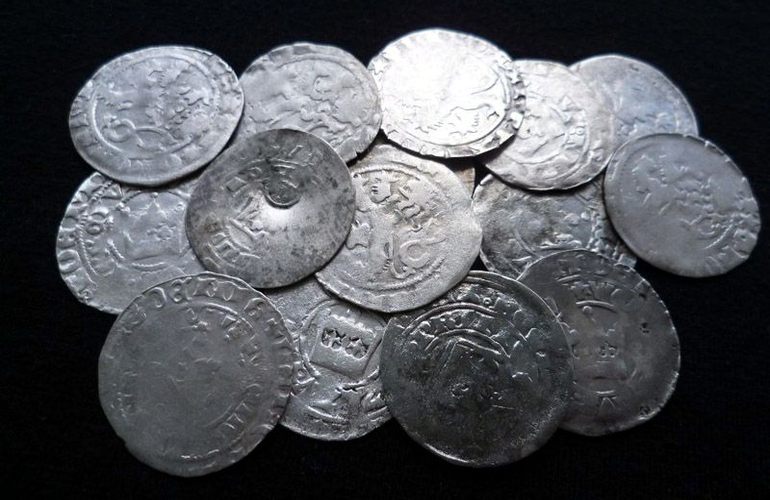 Клад с серебряными монетами нашли на Житомирщине супруги-пенсионеры. ВИДЕО