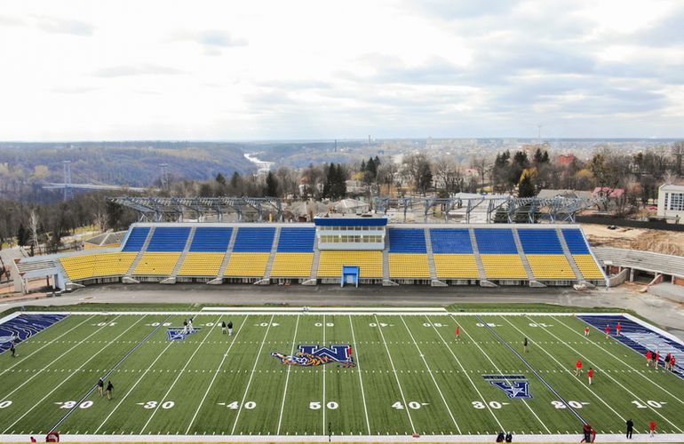Стадион «Полесье» в Житомире будет принимать матчи по американскому футболу