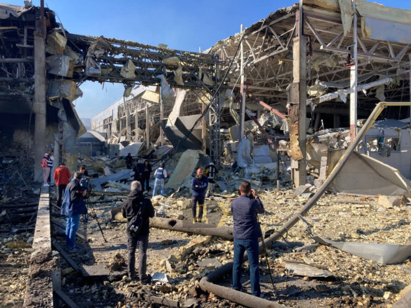 Війна в Україні: Как выглядит морской вокзал и гостиница в Одессе после атаки 25 сентября. ФОТО