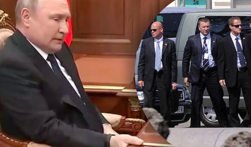 Путина сопровождает сотрудник ФСО, который собирает его экскременты. В соцсетях представили, как выглядит сбор биоматериалов