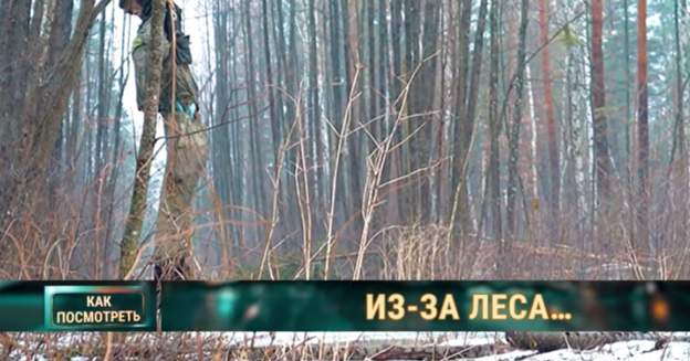 Белорусские пограничники жалуются: украинские военные повесили на дерево «манекена Валеру» в российской форме. ВИДЕО