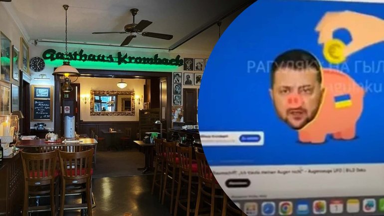 Немецкий ресторан в Берлине назвал украинцев «свиньями» в позорной рекламе с Зеленским: реакция не заставила себя ждать