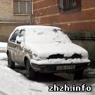 Город: Житомирские коммунальщики оказались не готовы к первому снегу. ФОТО