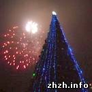 Дебой зажег главную елку Житомира и поздравил всех с наступающим Новым годом. ФОТО. ВИДЕО