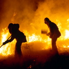 Житомирские подростки потушили в лесу пожар, получая от пожарных указания по телефону