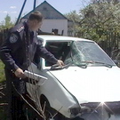 В Житомире задержали водителя который сбил троих человек на пешеходном переходе. ФОТО