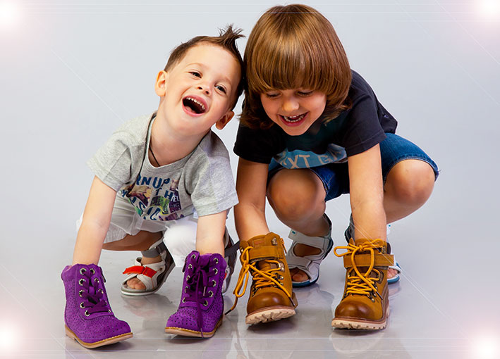 Ортопедические туфли для девочек и мальчиков